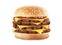 Flame-Grilled Quadruple Cheeseburger