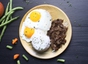 Beef Tapa And Egg Rice Meal