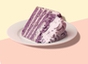 Ube Cake Sliced