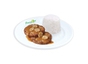 2 Pcs. Burger Steak with Rice - Solo