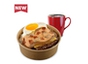 Bacon Mushroom Melt Rice Bowl